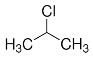 isopropyl-chloride-2-chloropropane-structure